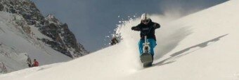 Snow Scooting With Fabien Cousinie