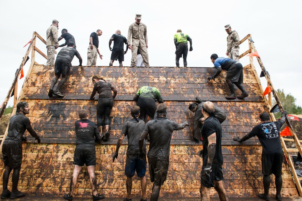 Up and Over - Tough Mudder