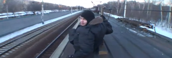 Metro Train Surfing in Moscow