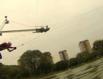 Wakeboard Camera Captures Ridiculous Footage