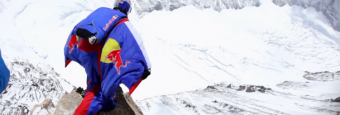 Highest Ever BASE Jump Launches From Mount Everest