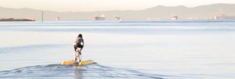 Ride your bike on water with Judah Schiller’s BayCycle